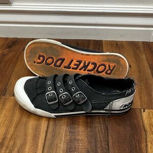 Rocket Dog Charcoal Sneakers with White Soles